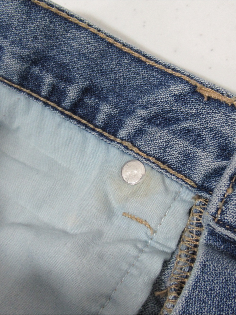 One Oneteaspoon  Juliettes High Waist Firm Fit Star Butt Panel Denim Shorts 25 - Picture 11 of 16